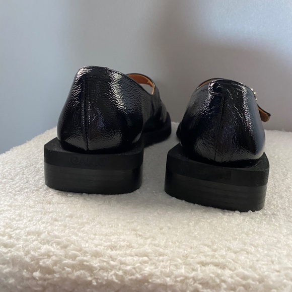 GANNI Black Patent Leather Mary Jane Flats – Size EU 41 – New Without Box - Picture 3 of 4